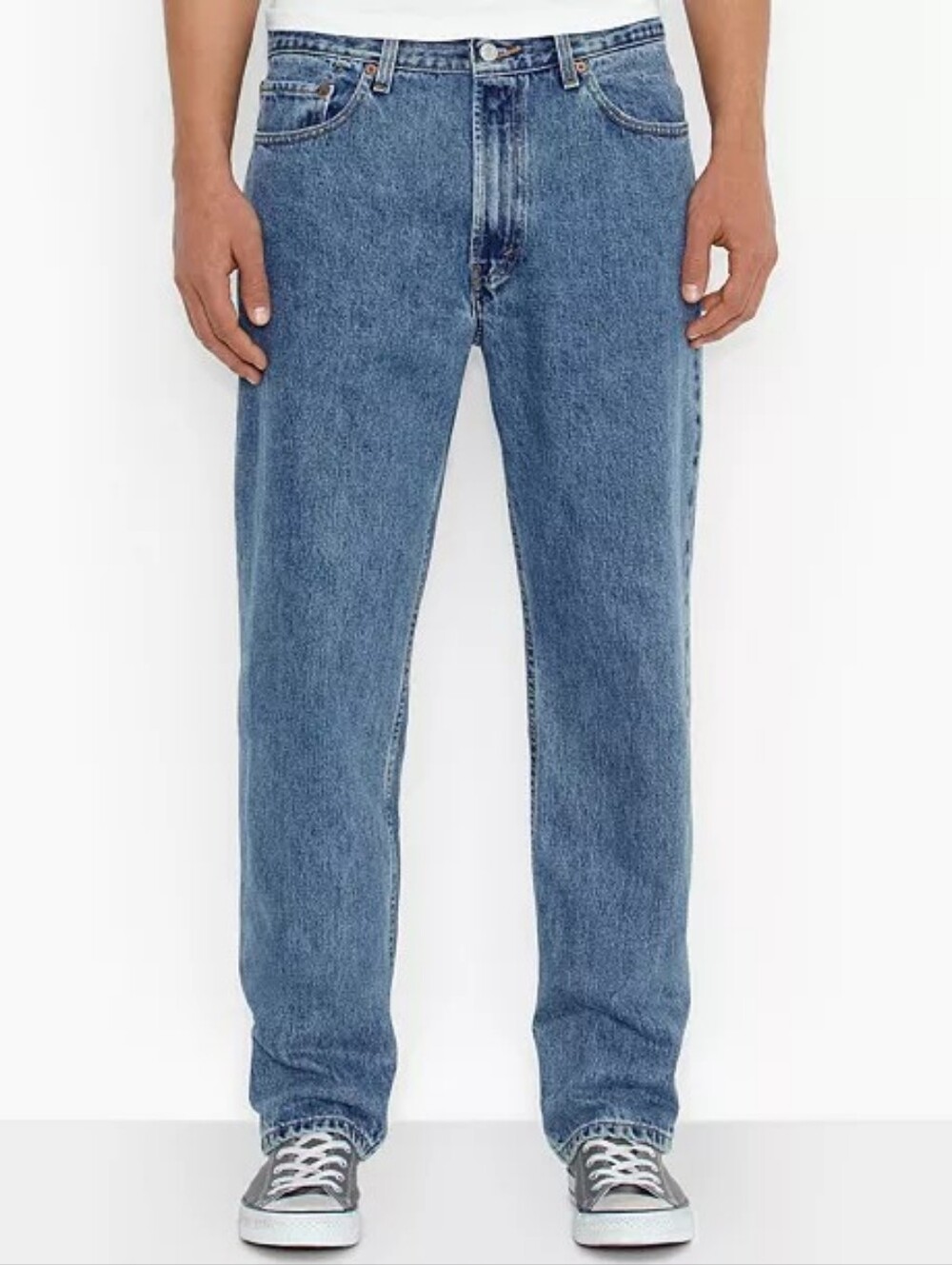 Levi’s Men’s 550 Relaxed Fit Jeans, Color Medium Stonewash Size 34x34